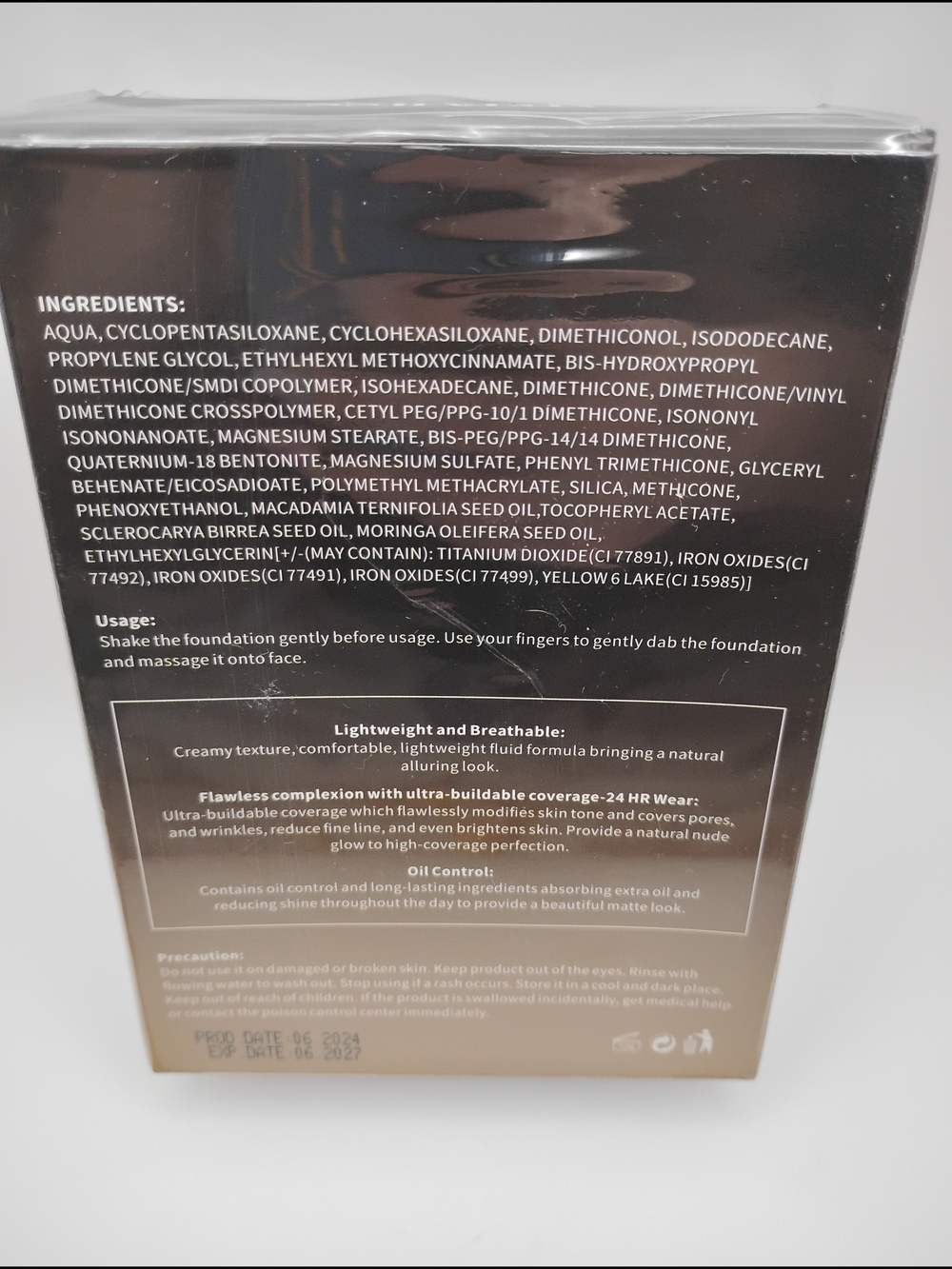 ARTMISS Liquid Foundation and Brush Kit - Warm Beige - Picture 2 of 2